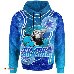 cronulla-sutherland sharks hoodie - custom indigenous super cronulla-sutherland sharks hoodie