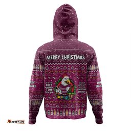 manly warringah sea eagles christmas custom hoodie - chrissie spirit hoodie