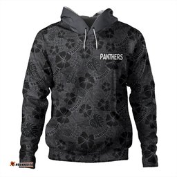 penrith panthers hoodie - scream with tropical patterns