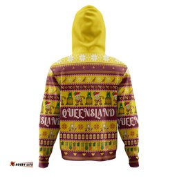 queensland big things christmas custom hoodie - the big pineapple hoodie