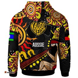 australia naidoc week hoodie custom naidoc week aboriginal inspired culture in my heart "get up stand up show up" hoodie