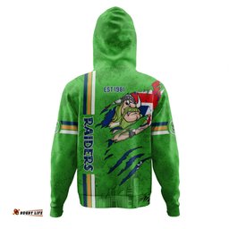 canberra raiders hoodie - happy australia day flag scratch style