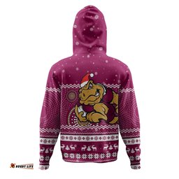 queensland cane toads christmas custom hoodie - ugly xmas and aboriginal patterns for die hard fan hoodie