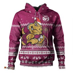 queensland cane toads christmas custom hoodie - ugly xmas and aboriginal patterns for die hard fan hoodie
