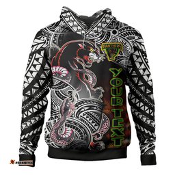penrith panthers polynesian hoodie - custom wild black penrith panthers