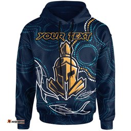 gold coast titans hoodie - custom indigenous gold coast titans