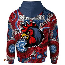 sydney roosters custom hoodie - indigenous sydney roosters