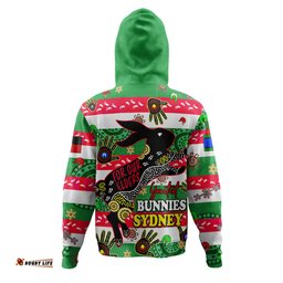 south sydney rabbitohs custom hoodie - for our elders aboriginal inspired hoodie