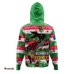 south sydney rabbitohs custom hoodie - for our elders aboriginal inspired hoodie
