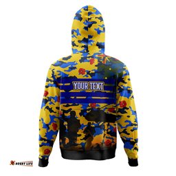parramatta eels anzac custom hoodie - parramatta eels jersey poppies anzac hoodie