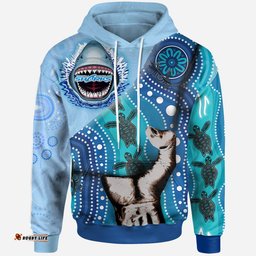 cronulla-sutherland sharks custom patronage hoodie - sharkies bloods in my veins