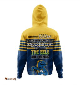 parramatta eels father's day hoodie - screaming dad and crazy fan