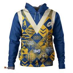 parramatta eels sport hoodie - argyle patterns style tough fan rugby for life