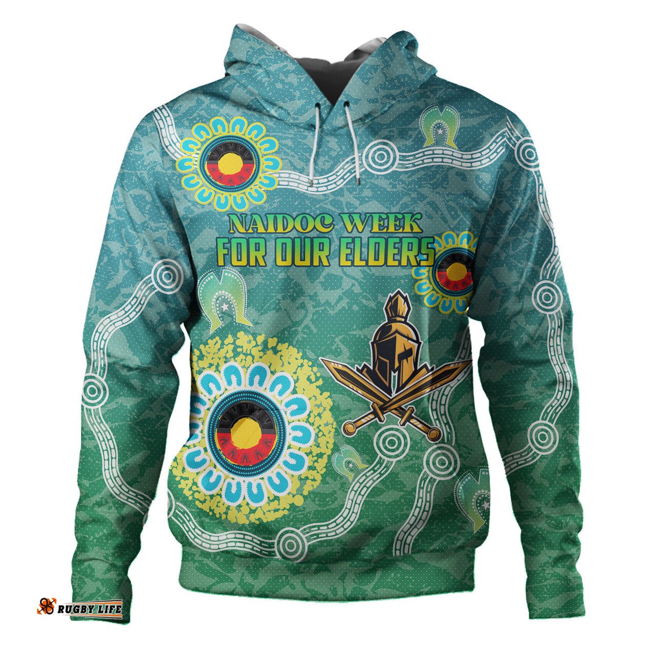 gold coast titans naidoc hoodie - custom for our elders hoodie