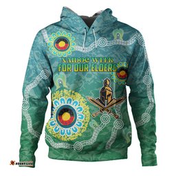 gold coast titans naidoc hoodie - custom for our elders hoodie