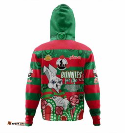 south sydney rabbitohs day custom hoodie - bunnies for life anzac quotes hoodie