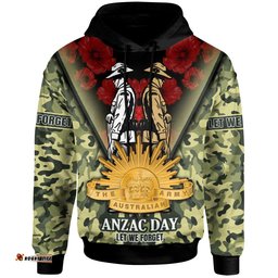 anzac day hoodie australian army camo patterns