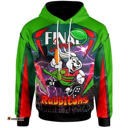 south sydney rabbitohs hoodie - custom final series champions south sydney rabbitohs player and number hoodie