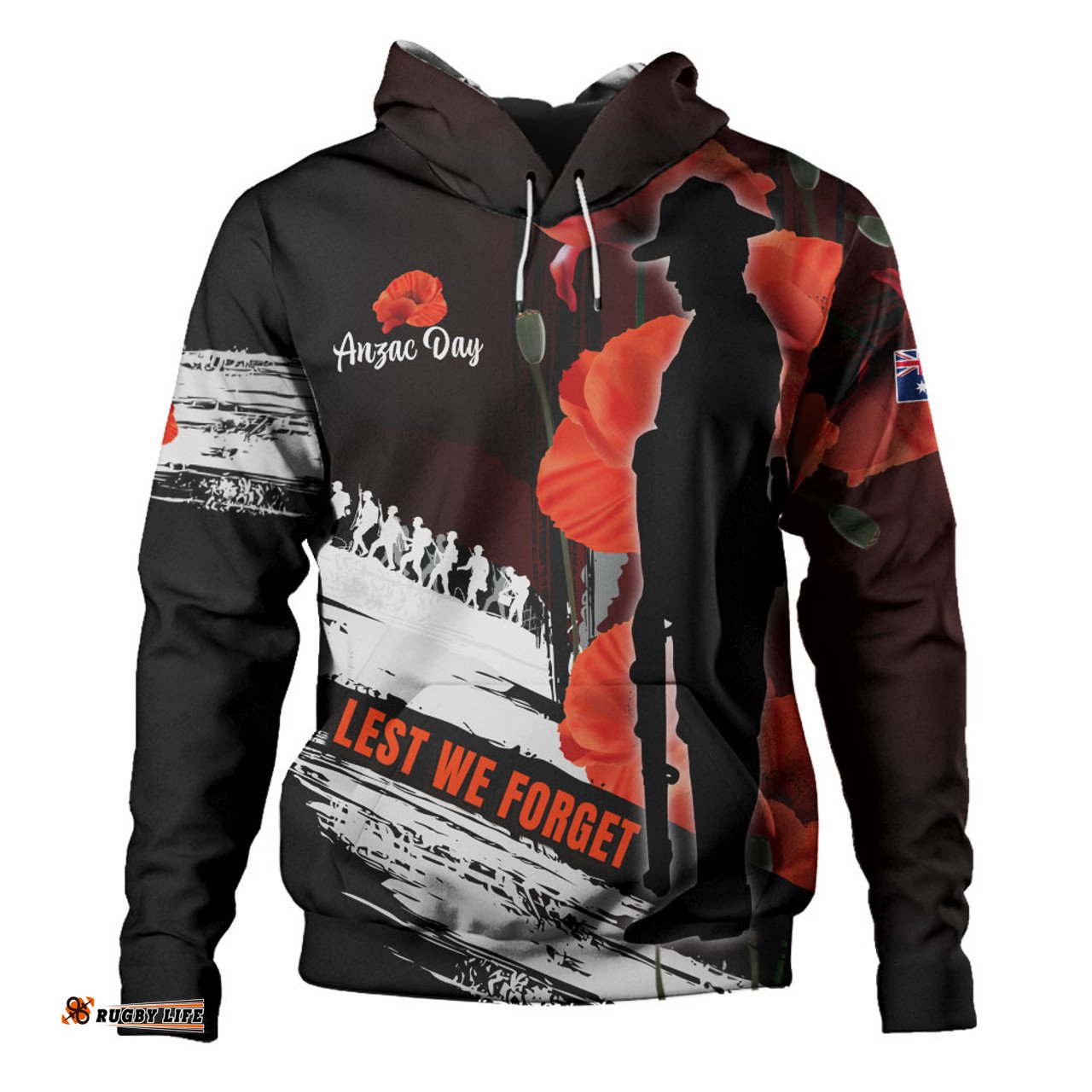 australia custom hoodie - anzac day special style