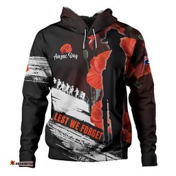australia custom hoodie - anzac day special style