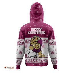 queensland cane toads christmas custom hoodie - special ugly christmas hoodie