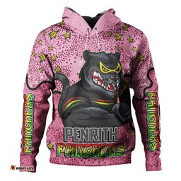 penrith panthers custom hoodie - team with dot and star patterns for tough fan hoodie