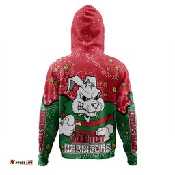 south sydney rabbitohs hoodie - team with dot and star patterns for tough fan hoodie