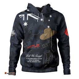 australia anzac day hoodie - anzac day the australian army hoodie