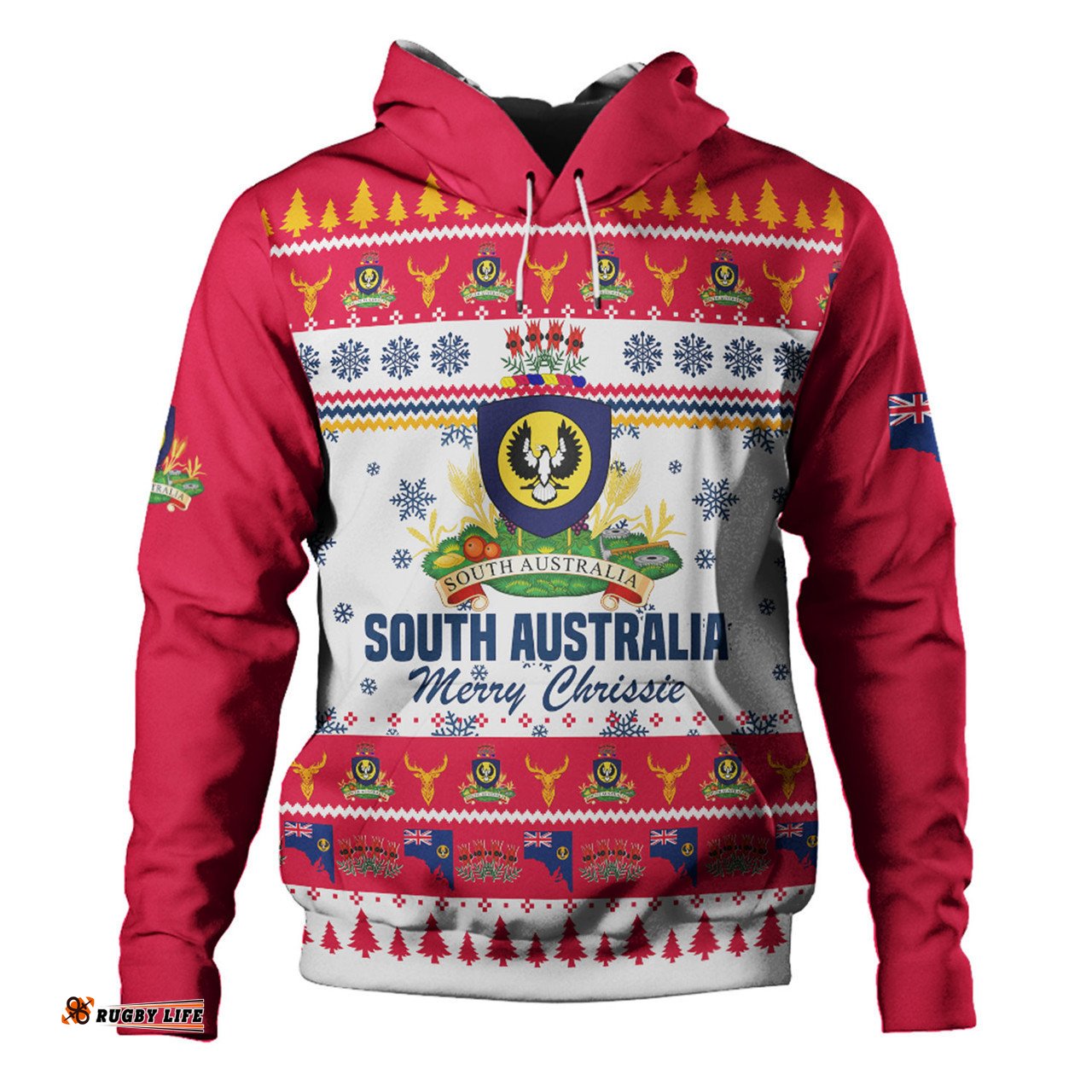 south australia christmas hoodie - merry chrissie hoodie