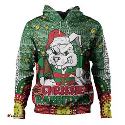 south sydney rabbitohs custom hoodie - christmas knit patterns vintage jersey ugly hoodie