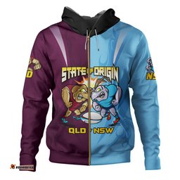 queensland maroons hoodie custom state of origin 2024 tough fan rugby for life qld vs nsw