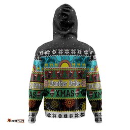 penrith panthers christmas aboriginal custom hoodie - indigenous knitted ugly xmas style hoodie