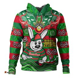 south sydney rabbitohs hoodie custom naidoc keep the fire burning! blak, loud & proud home jersey