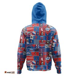 newcastle knights sport hoodie - team of us die hard fan supporters comic style