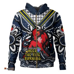 north queensland cowboys hoodie aboriginal inspired naidoc week custom for die hard fan supporters