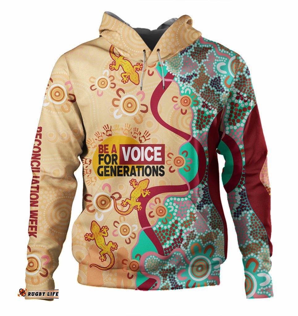 australia national reconciliation week custom hoodie be a voice for generations hoodie