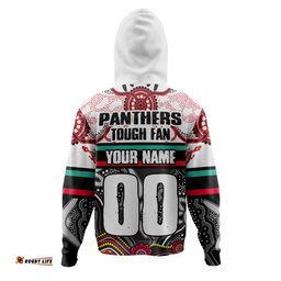penrith panthers custom hoodie - penrith panthers for life with aboriginal style hoodie