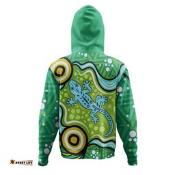 australia aboriginal inspired hoodie - aboriginal goanna art hoodie