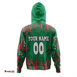 south sydney rabbitohs hoodie - tropical patterns bunnies hoodie