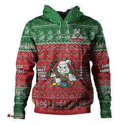south sydney rabbitohs custom hoodie - chrissie spirit hoodie