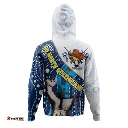 north queensland cowboys custom patronage hoodie - north queensland cowboys bloods in my veins