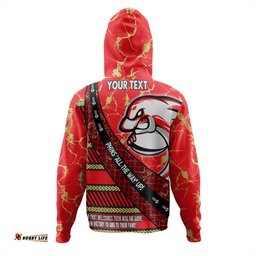 redcliffe dolphins hoodie - theme song for rugby with sporty style
