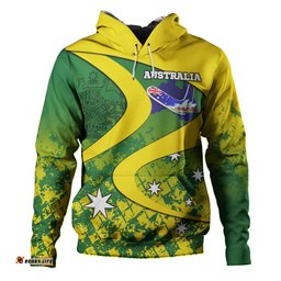 australia hoodie - national colors hoodie