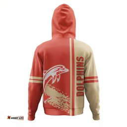 redcliffe dolphins hoodie - redcliffe dolphins mascot quater style