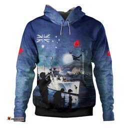australia anzac day hoodie at the going down of the sun hoodie