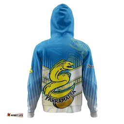 parramatta eels hoodie - parramatta eels mascot with australia flag