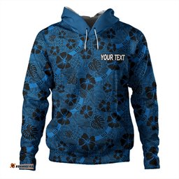 parramatta eels sport hoodie - scream with tropical patterns