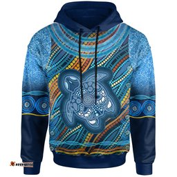 australia aboriginal inspired hoodie aboriginal inspired art ocean turtle patterns hoodie