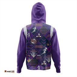 melbourne storm hoodie - argyle patterns style tough fan rugby for life