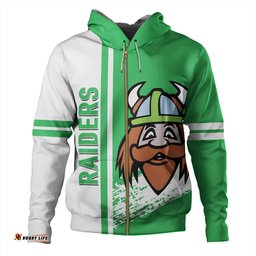 canberra raiders hoodie - canberra raiders mascot quater style